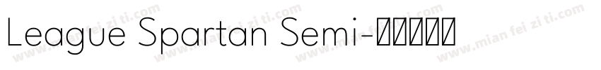 League Spartan Semi字体转换